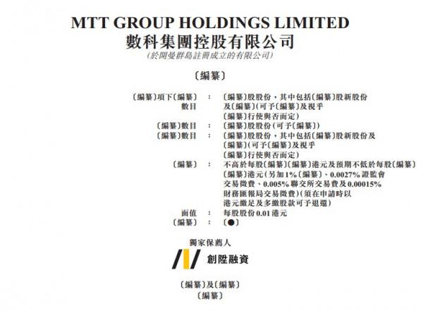 新股訊息丨資訊科技解決方案供應商數科集團三次遞表港交所