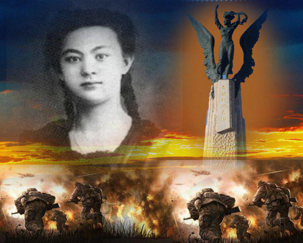 17歲的嘎麗婭，上山勸日軍投降，被粗暴拖入洞中，只留下一塊頭巾