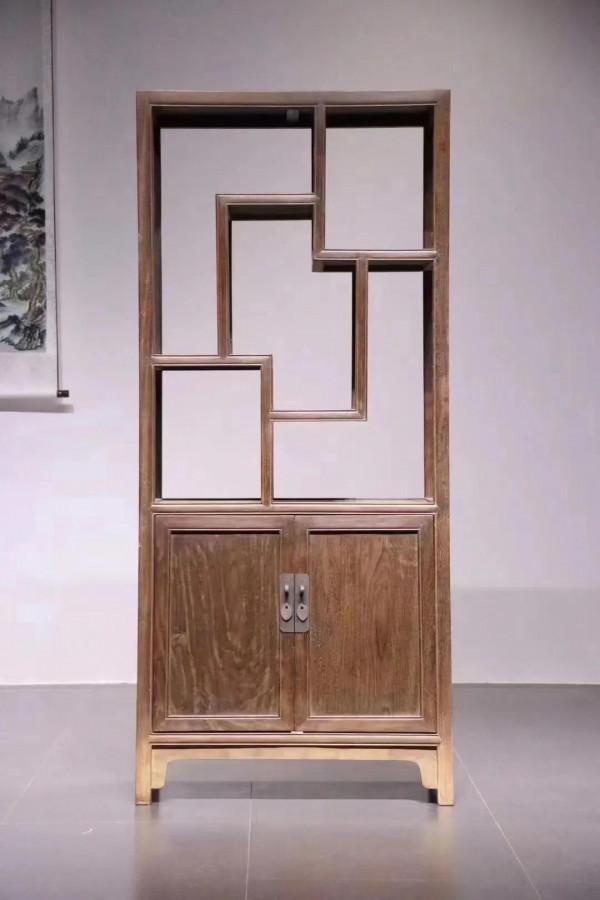 鐵力木書架，鐵力木多寶櫃，書櫃