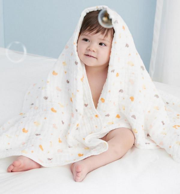 有全棉時代紗布浴巾,寶寶換季洗澡不著涼 有全棉時代紗布浴巾,寶寶換季洗澡不著涼