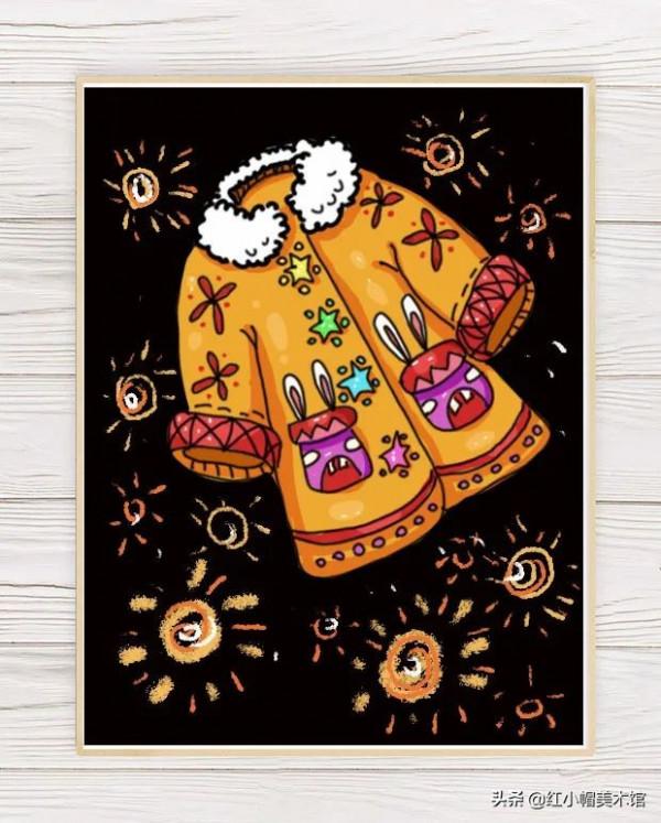 少兒美術/暖和的大衣