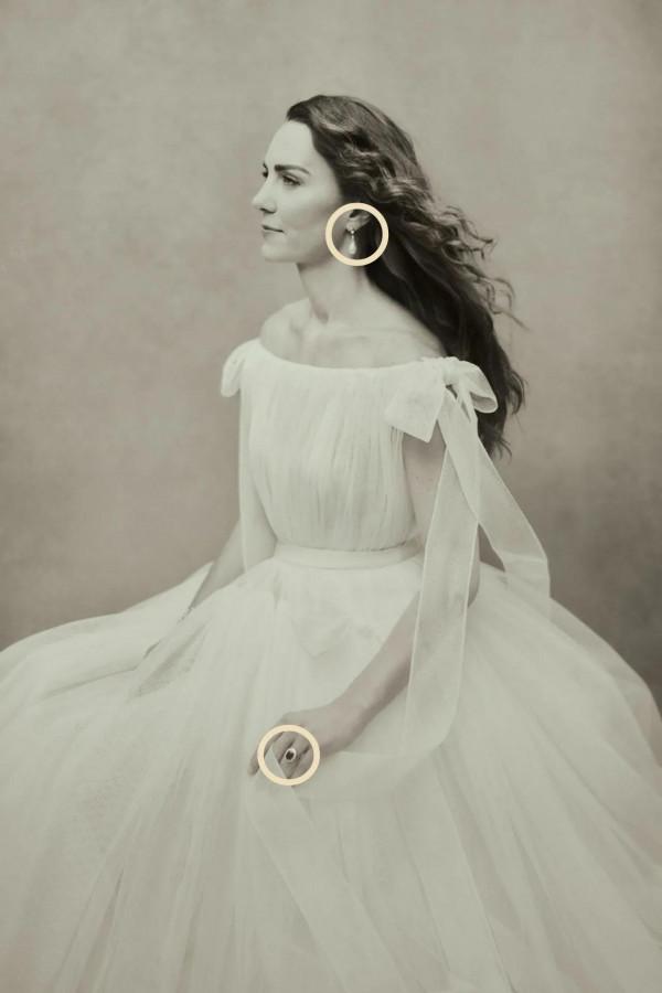 凱特發照慶40歲生日，女王戴妃珠寶雙加持，麥昆禮服配捲髮驚豔我