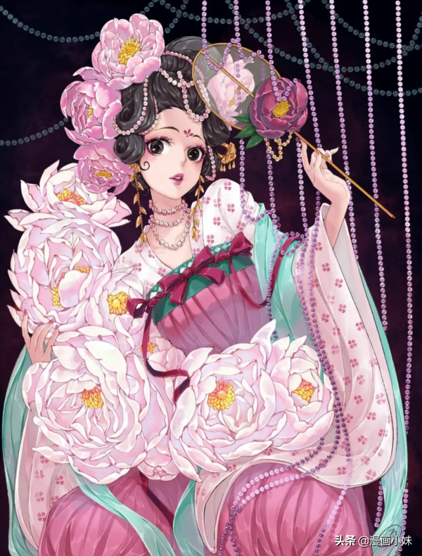 插畫 &vert; 動漫少女頭像，俏皮可愛的樣子真好看