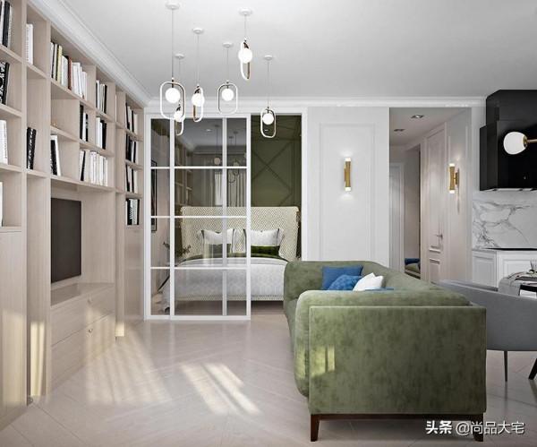 北京55歲中年夫妻的35㎡公寓，房屋配色讓人賞心悅目，耐看又高階