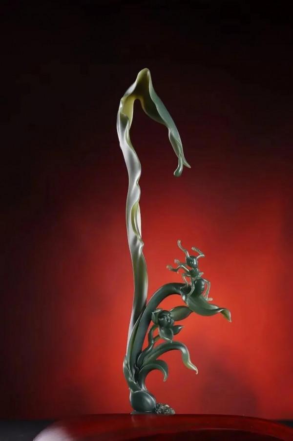 歎為觀止，絕美碧玉，匠心力作