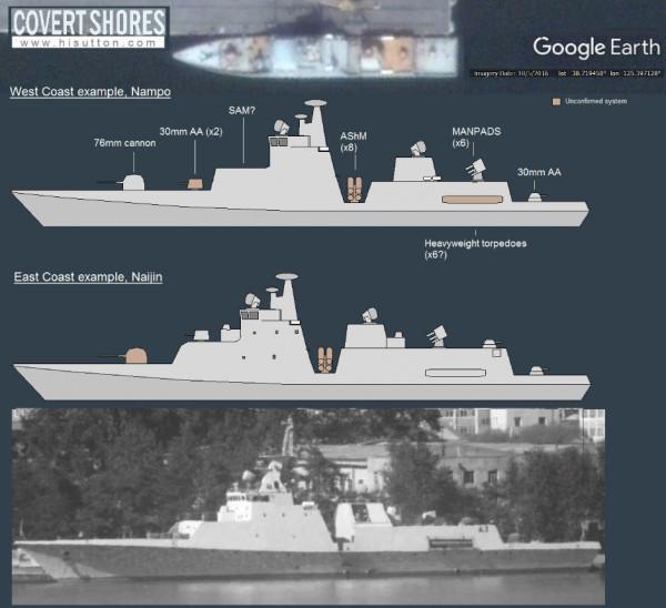 朝鮮&OpenCurlyDoubleQuote;鴨綠江&rdquo;級隱身輕型護衛艦