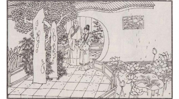 民間故事：書生夢見老虎馱著狐狸來投胎，一兒當將軍，一兒做尚書