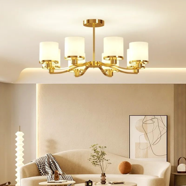 源自義大利的優雅，宜美照明“白玉蘭”吊燈