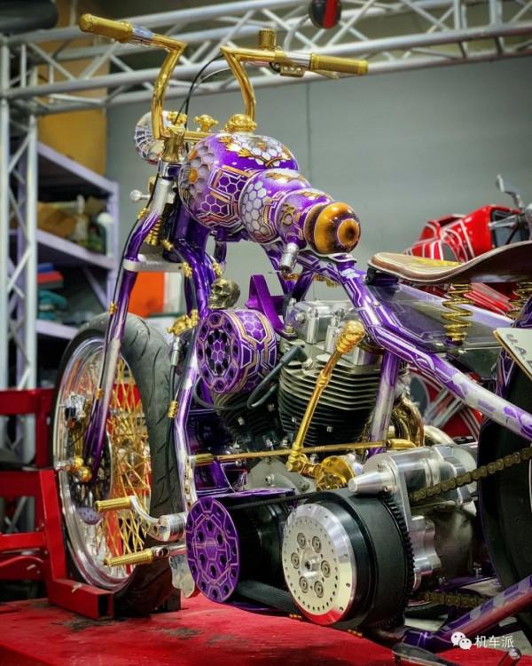 定製 | 狂野小蜜蜂 哈雷chopper風格定製欣賞