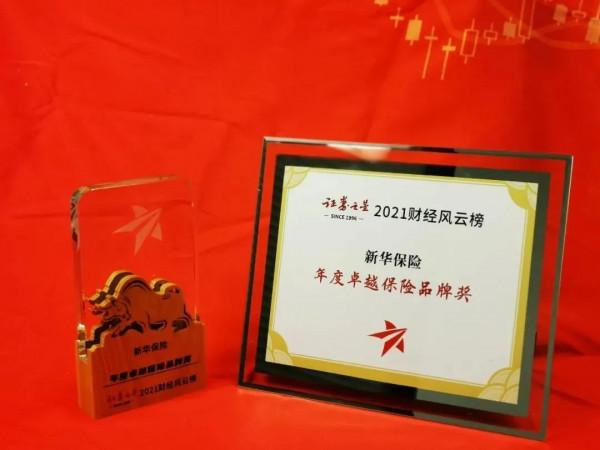 2021年度重磅榮譽，新華保險實力見證