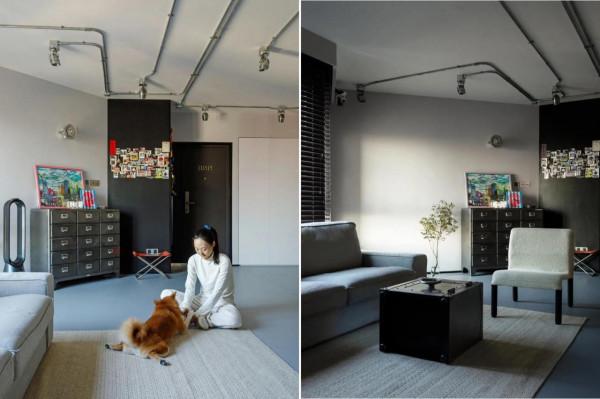 沒有父母的參與，她把123㎡家裝成了“工業風”：灑脫得讓人羨慕