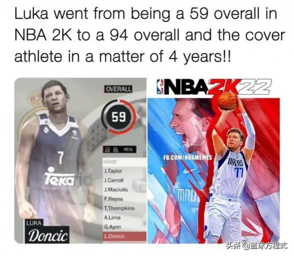 勵志！東契奇四年時間打出身價，從2k59分到2k22封面人物