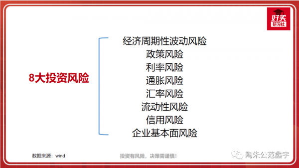基金投資的基礎知識第2課:投資的收益來源和風險來源(下) 基金投資的基礎知識第2課:投資的收益來源和風險來源(下)