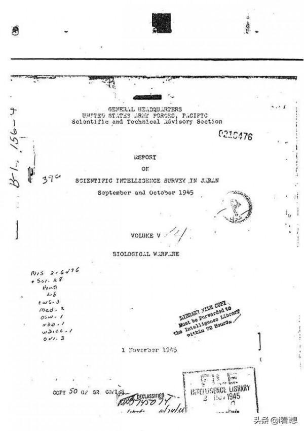 “731部隊細菌研究價值一般”,美被蘇點醒後,獨佔了731“大禮包” “731部隊細菌研究價值一般”,美被蘇點醒後,獨佔了731“大禮包”