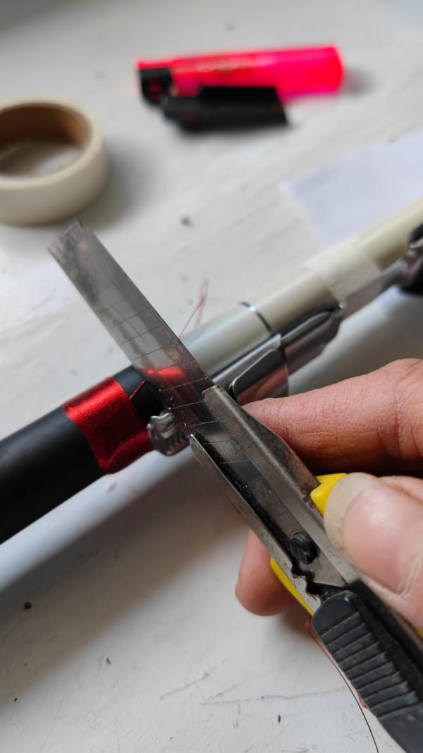 「DIY」手竿改磯釣竿製作過程，跟著大師一起來學習