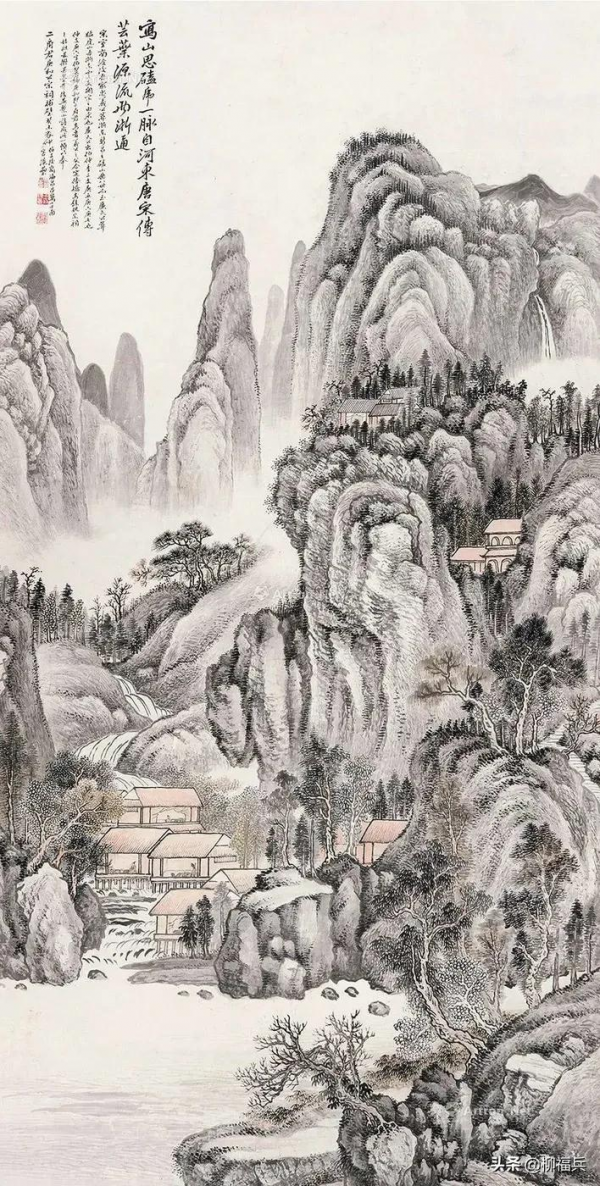 三十幅名家山水中堂，太養眼了