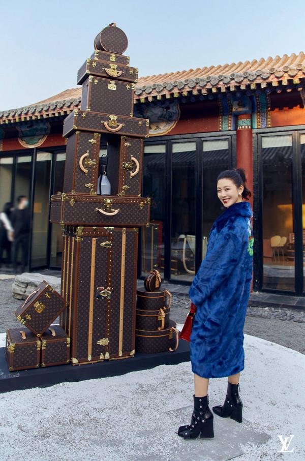 常思思出席2021路易威登北京硬箱展 探索百年品牌的經典魅力