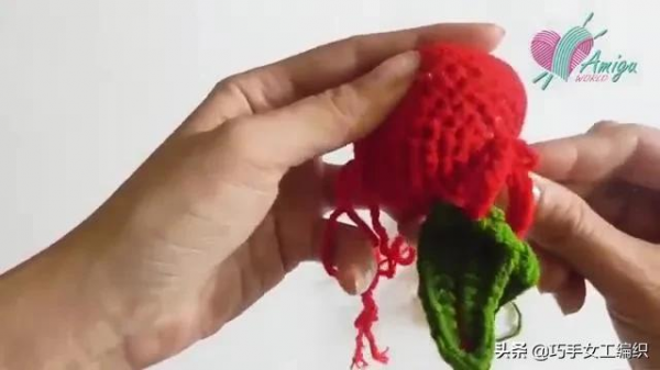 用零線就把蔬菜水果鉤得如此逼真，比新鮮的還要美