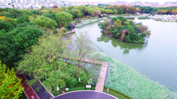 閔行體育公園&OpenCurlyDoubleQuote;千米花道&rdquo;