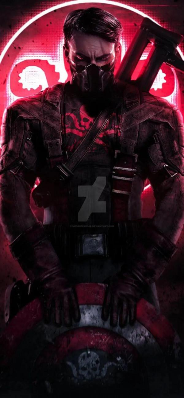 漫威手機桌布—美國隊長