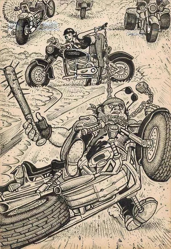 一張未畫完的美女畫像，在畫家的筆下變成了跌宕起伏漫畫故事