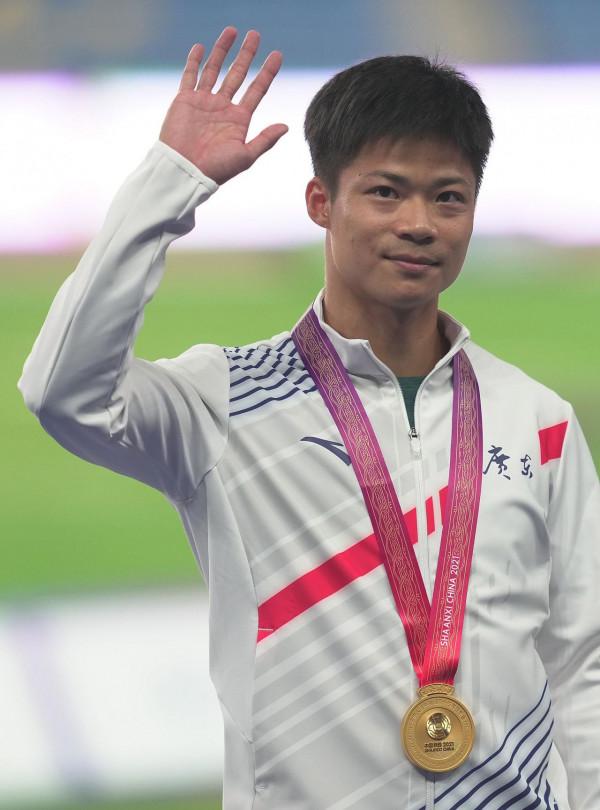 圓夢全運 蘇炳添展現蘇式笑容