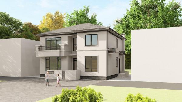 小面寬兩層現代實用型小別墅,4室2廳3衛1廚1娛樂室1陽臺 小面寬兩層現代實用型小別墅,4室2廳3衛1廚1娛樂室1陽臺