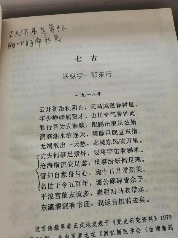 奇懷如思，壯志凌雲，送縱宇一郎東行