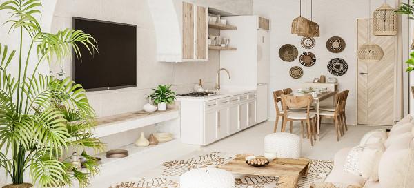 3套波西米亞風情的家居裝修設計