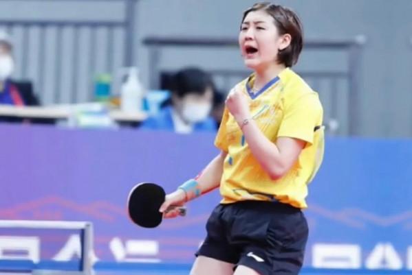 全運會乒乓球女子團體賽中遼寧隊3:1擊敗奧運冠軍陳夢領銜山東隊