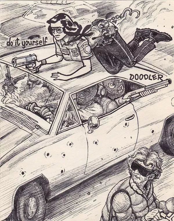 一張未畫完的美女畫像，在畫家的筆下變成了跌宕起伏漫畫故事