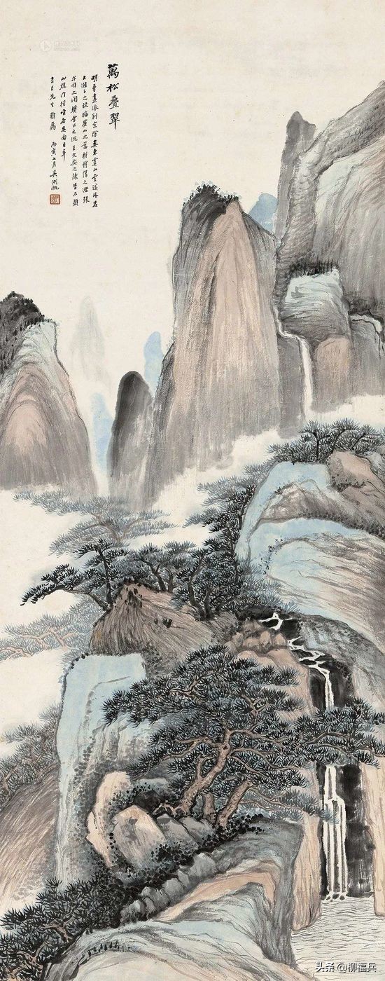 名家山水畫《疊翠圖》欣賞