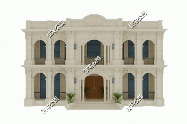 14×15米二層法式別墅，高規格主搭配寬敞堂屋，這才是講究住宅