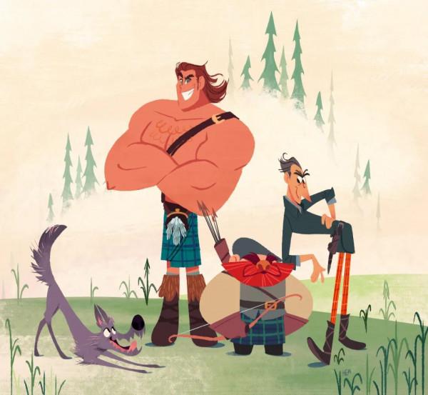 她筆下的畫就和迪士尼動畫一樣治癒 她筆下的畫就和迪士尼動畫一樣治癒