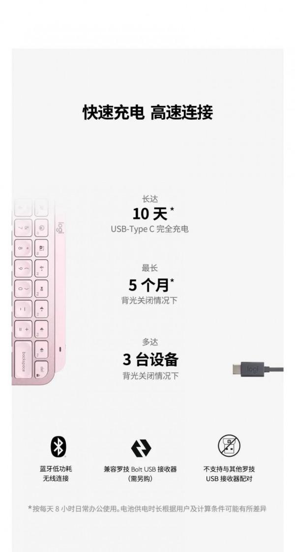 羅技 799 元推出 MX Keys Mini 無線鍵盤：超薄簡約、智慧背光
