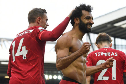 2-0登頂！利物浦1億歐巨星踢瘋了，創2大紀錄，列英超射手榜首位