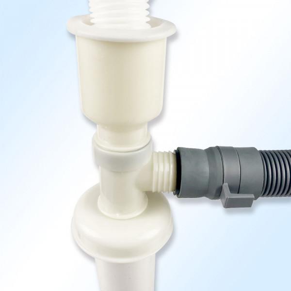 洗衣機排水管不要直接插在地漏裡,反味還漏水,這樣做才更好用 洗衣機排水管不要直接插在地漏裡,反味還漏水,這樣做才更好用