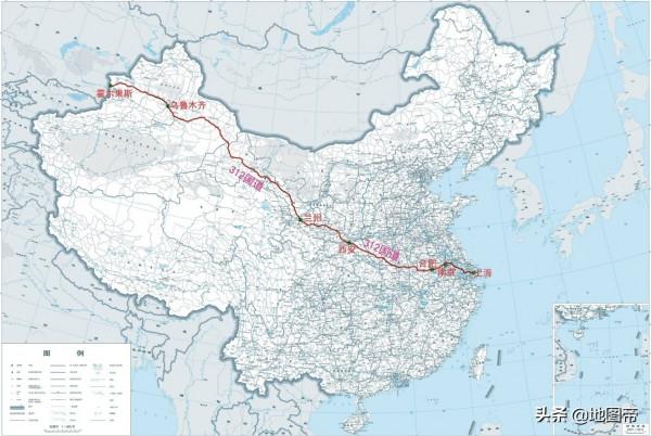 312國道斜穿我國東西,經過哪些省市? 312國道斜穿我國東西,經過哪些省市?