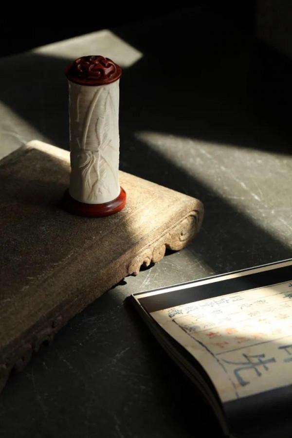 鹿角x紫檀 | 香筒