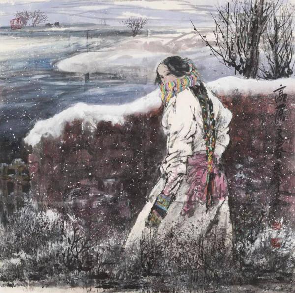 母愛如天一一李秀峰中國畫《陽光燦爛的日子》賞讀