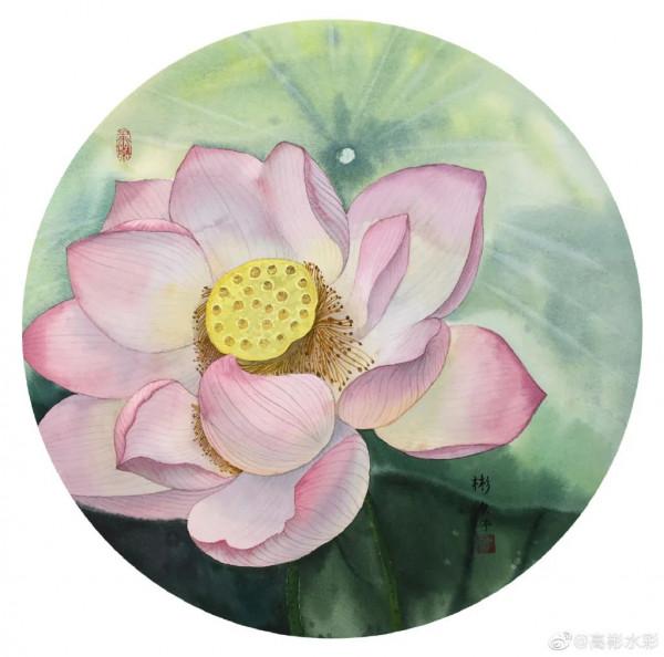 川美畢業的水彩大師，筆下繽紛的花卉、極致的風景靜物，張張迷人