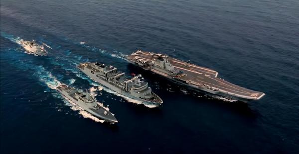 中國航母編隊前出島鏈，美日每次都能知曉，反衛星偵察已刻不容緩
