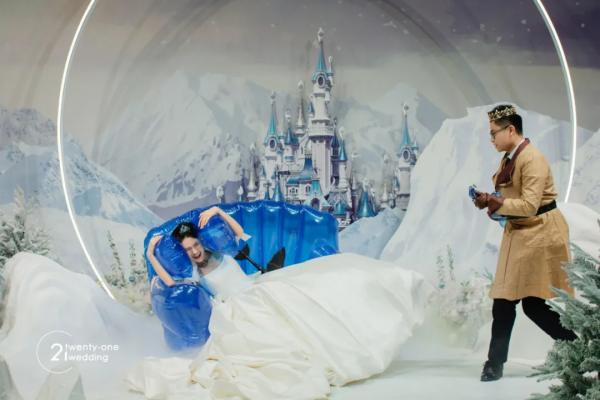 與冬奧會100%浪漫契合的冰雪主題婚禮
