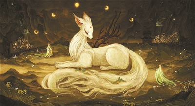 插畫師舍溪 和山海異獸來一次跨越時空的精神碰撞