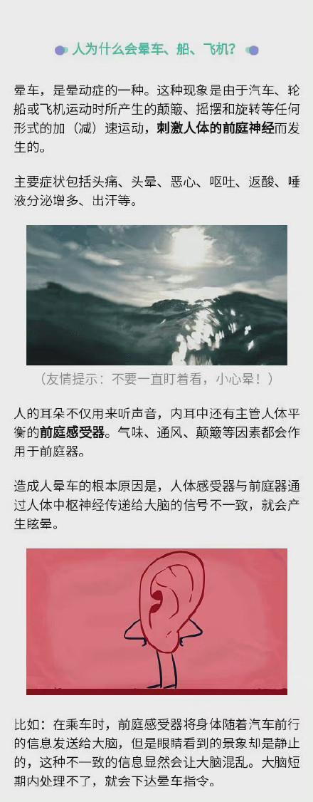 暈車其實是耳朵在搗亂