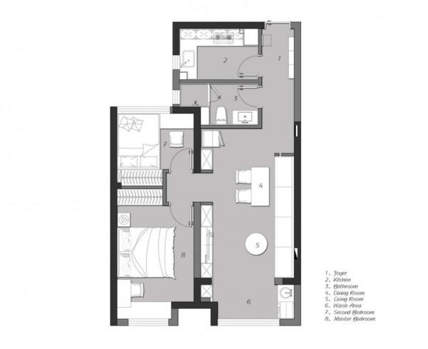 她63㎡新家，卻“空無一物”，這種務實型裝修，住起來太爽了