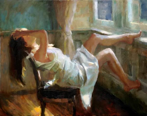 7歲開始學畫，他的女性肖像畫太絕了