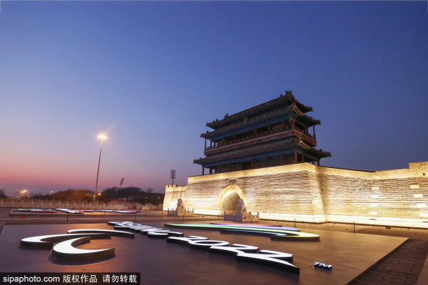 超美！&OpenCurlyDoubleQuote;點亮中軸線&rdquo;永定門公園段，雙奧之城絢麗夜景上線！