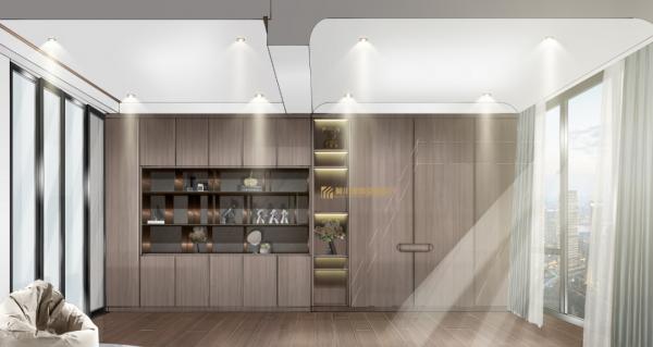 深圳卓越維港，234㎡現代簡約風格裝修案例