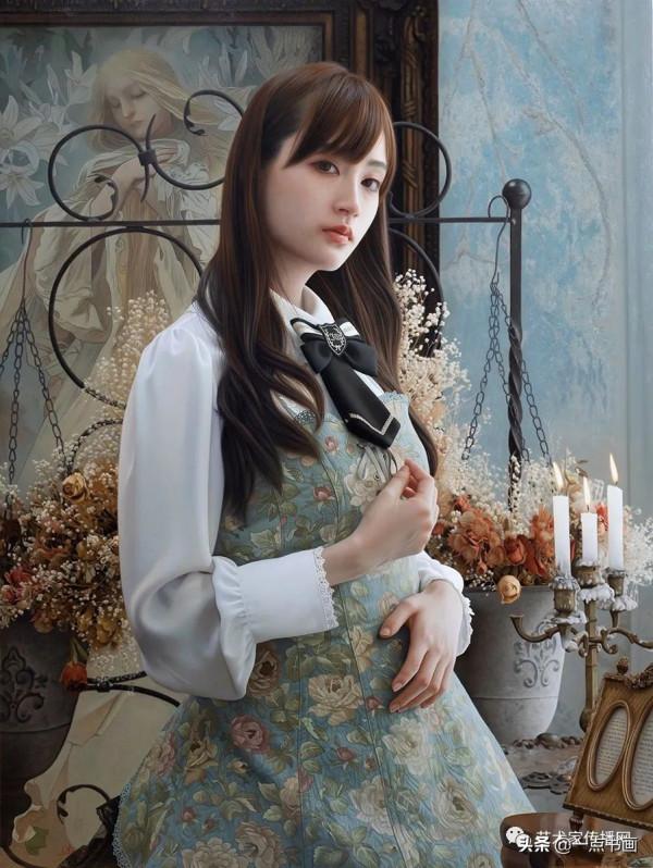 日本 岡靖知 寫實作品欣賞
